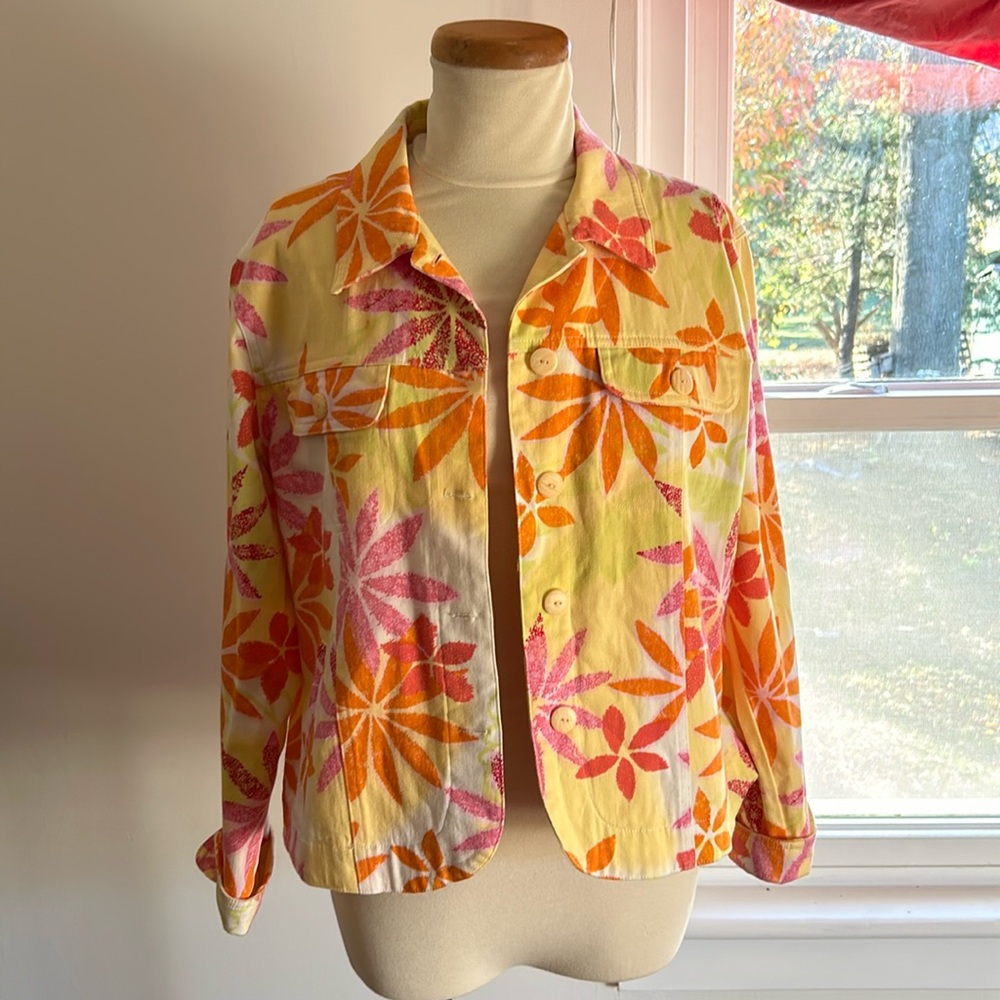 Fun floral jacket